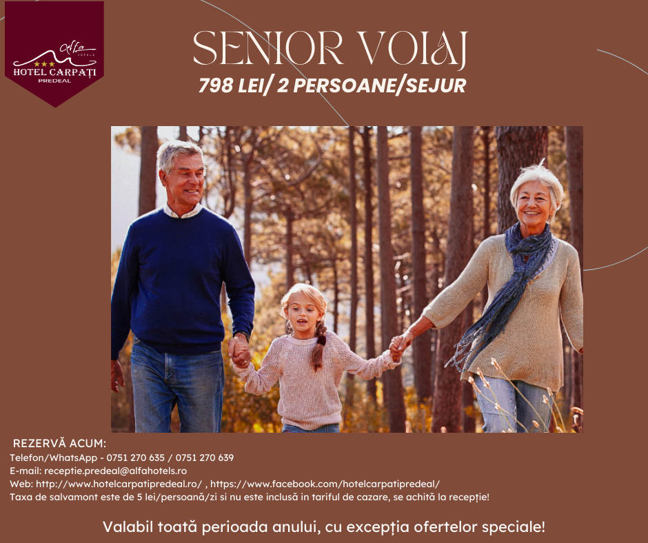 Senior travel offer