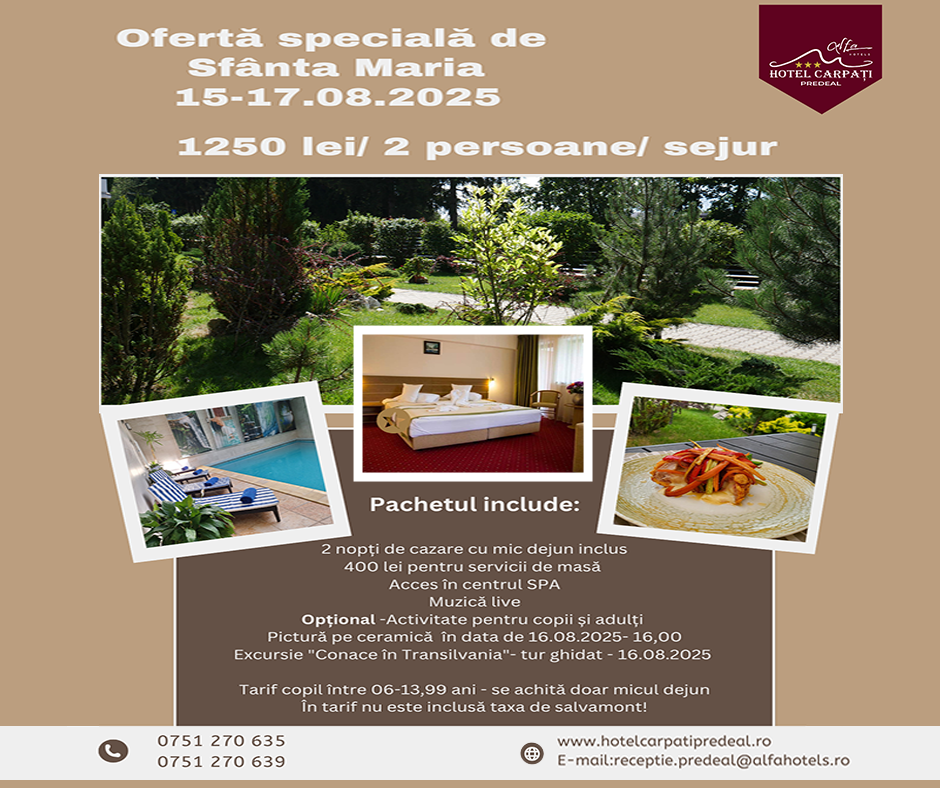 Special offer from Saint Mary